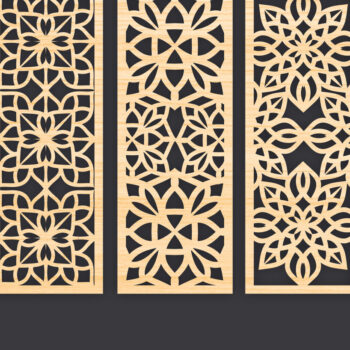 Intra απο ξύλο plywood  Χρώμα wenge 3mm-4mm πάχος - Διακοσμητικό Panel Wall Dec Δίασταση 6x6 cm INTRAFABR-81736004 - Image 1
