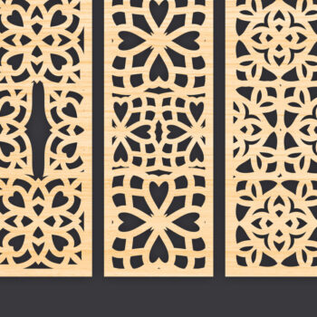 Intra απο ξύλο plywood  Χρώμα wenge 3mm-4mm πάχος - Διακοσμητικό Panel Wall Dec Δίασταση 6x6 cm INTRAFABR-81735174 - Image 1
