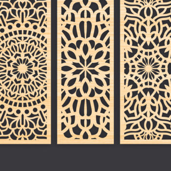 Intra απο ξύλο plywood  Χρώμα wenge 3mm-4mm πάχος - Διακοσμητικό Panel Wall Deco Δίασταση 6x6 cm INTRAFABR-118006188 - Image 1