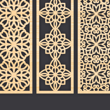 Intra απο ξύλο plywood  Χρώμα wenge 3mm-4mm πάχος - Διακοσμητικό Panel Wall Deco Δίασταση 6x6 cm INTRAFABR-118006196 - Image 1