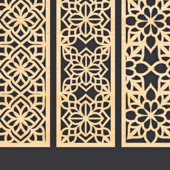 Intra απο ξύλο plywood  Χρώμα wenge 3mm-4mm πάχος - Διακοσμητικό Panel Wall Deco Δίασταση 6x6 cm INTRAFABR-118006199 - Image 1