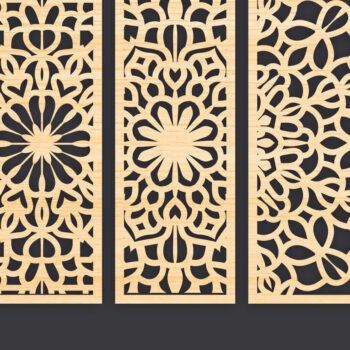 Intra απο ξύλο plywood  Χρώμα wenge 3mm-4mm πάχος - Διακοσμητικό Panel Wall Deco Δίασταση 6x6 cm INTRAFABR-118006202 - Image 1