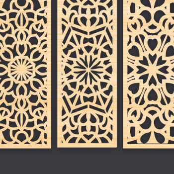 Intra απο ξύλο plywood  Χρώμα wenge 3mm-4mm πάχος - Διακοσμητικό Panel Wall Deco Δίασταση 6x6 cm INTRAFABR-118006185 - Image 1