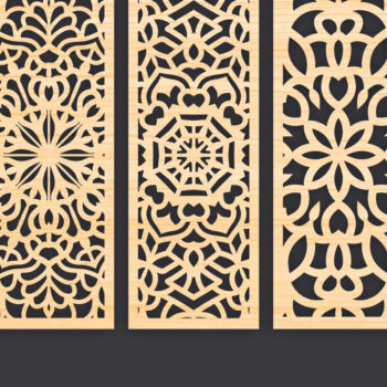 Intra απο ξύλο plywood Χρώμα wenge 3mm-4mm πάχος - Διακοσμητικό Panel Wall Deco Δίασταση 6x6 cm INTRAFABR-93394442 - Image 1