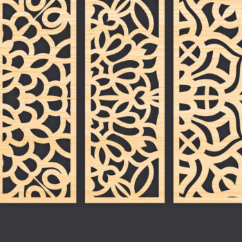 Intra απο ξύλο plywood Χρώμα wenge 3mm-4mm πάχος - Διακοσμητικό Panel Wall Deco Δίασταση 6x6 cm INTRAFABR-98636030 - Image 1