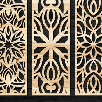 Intra απο ξύλο plywood  Χρώμα wenge 3mm-4mm πάχος - Διακοσμητικό Panel Wall Deco Δίασταση 6x6 cm INTRAFABR-98336927 - Image 2