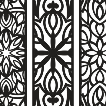 Intra απο ξύλο plywood Χρώμα wenge 3mm-4mm πάχος - Διακοσμητικό πάνελ κοπής λέιζερ WallDecor Δίασταση 6x6 cm INTRAFABR-113537051 - Image 2