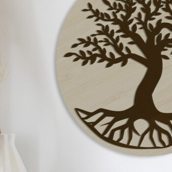 Intra απο ξύλο plywood Χρώμα wenge 3mm-4mm πάχος - Πρότυπο πάνελ τοίχου διακοσμητικό δέντρο Δίασταση 5x14 cm INTRAFABR-113537318 - Image 3