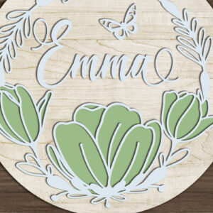 Intra απο ξύλο plywood  Χρώμα wenge 3mm-4mm πάχος - Διακοσμητική τέχνη τοίχων, πρότυπο πολλαπλών στρώσεων Δίασταση 14x14 cm INTRAFABR-113536722