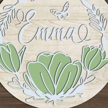 Intra απο ξύλο plywood  Χρώμα wenge 3mm-4mm πάχος - Διακοσμητική τέχνη τοίχων, πρότυπο πολλαπλών στρώσεων Δίασταση 14x14 cm INTRAFABR-113536722 - Image 1