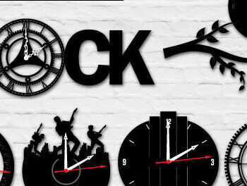 Intra απο ξύλο plywood Χρώμα wenge 3mm-4mm πάχος - Διακοσμητικό Ρολόι Τοίχου Πακέτο κοπής με λέιζερ Δίασταση 20x20 cm INTRAFABR-113537616 - Image 1