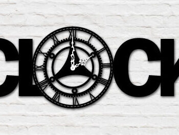 Intra απο ξύλο plywood Χρώμα wenge 3mm-4mm πάχος - Διακοσμητικό Ρολόι Τοίχου Πακέτο κοπής με λέιζερ Δίασταση 20x20 cm INTRAFABR-113537616 - Image 2