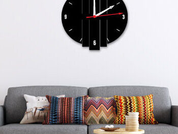 Intra απο ξύλο plywood Χρώμα wenge 3mm-4mm πάχος - Διακοσμητικό Ρολόι Τοίχου Πακέτο κοπής με λέιζερ Δίασταση 20x20 cm INTRAFABR-113537616 - Image 4