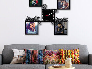 Intra απο ξύλο plywood Χρώμα wenge 3mm-4mm πάχος - Διακοσμητικό Ρολόι Τοίχου Πακέτο κοπής με λέιζερ Δίασταση 20x20 cm INTRAFABR-113537616 - Image 12