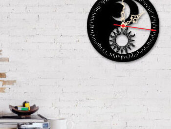 Intra απο ξύλο plywood Χρώμα wenge 3mm-4mm πάχος - Διακοσμητικό Ρολόι Τοίχου Πακέτο κοπής με λέιζερ Δίασταση 20x20 cm INTRAFABR-113537616 - Image 14