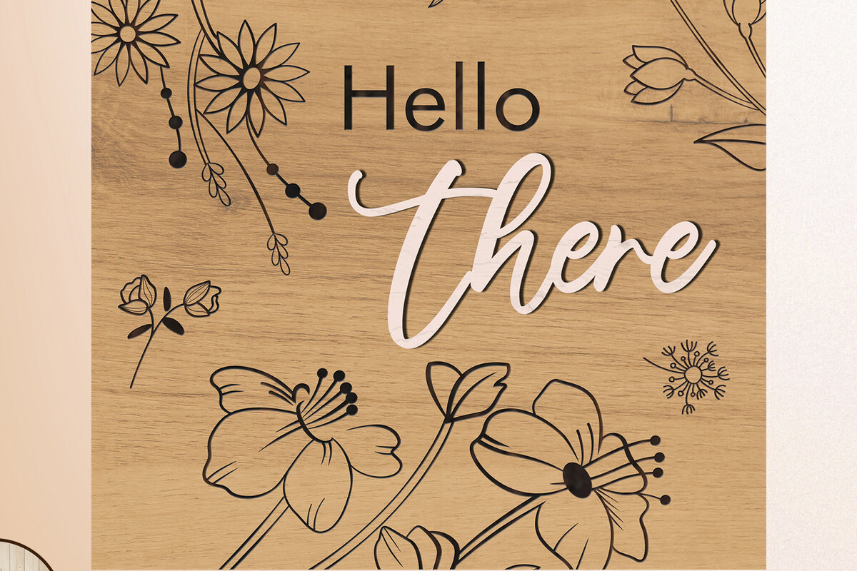 Intra απο ξύλο plywood  Χρώμα wenge 3mm-4mm πάχος - Διακοσμητικό πάνελ τοίχου, κομμένο πρότυπο Δίασταση 15x15 cm INTRAFABR-113538075