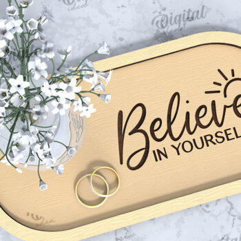 Intra απο ξύλο plywood  Χρώμα wenge 3mm-4mm πάχος - Διακοσμητικό Δίσκο Γάμου με λέιζερ Δίασταση 20x20 cm INTRAFABR-114204844 - Image 10