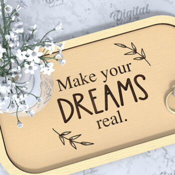 Intra απο ξύλο plywood  Χρώμα wenge 3mm-4mm πάχος - Διακοσμητικό Δίσκο Γάμου με λέιζερ Δίασταση 20x20 cm INTRAFABR-114204942 - Image 1