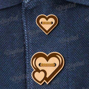 Intra απο ξύλο plywood  Χρώμα wenge 3mm-4mm πάχος - Διακοσμητικά Ξύλινα Κουμπιά Κοπή Laser Δίασταση 30x20 cm INTRAFABR-114205187 - Image 1