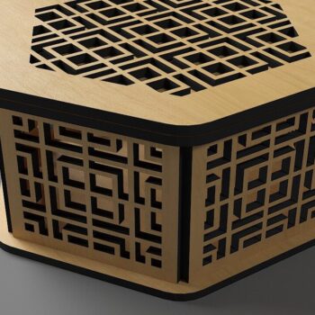 Intra απο ξύλο plywood Χρώμα wenge 3mm-4mm πάχος - Διακοσμητικό Ξύλινο Δώρο / Δίασταση 30x20 cm INTRAFABR-114206417 - Image 4