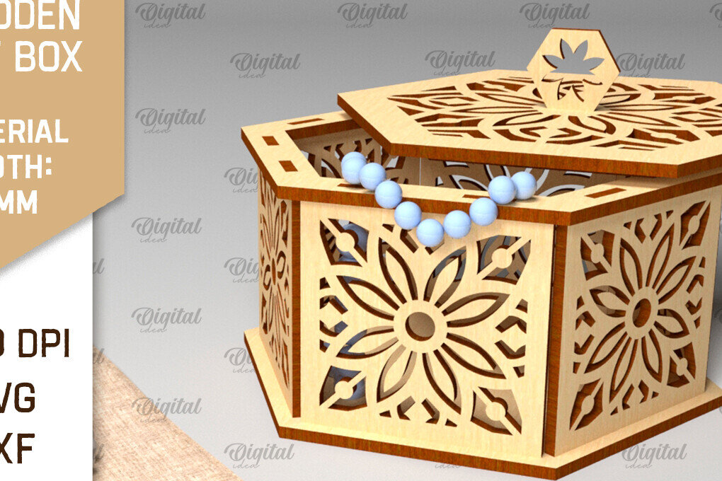 Intra απο ξύλο plywood  Χρώμα wenge 3mm-4mm πάχος - Διακοσμητικό Ξύλινο Κουτί Δώρου Κοπή Laser Δίασταση 15x15 cm INTRAFABR-114206443