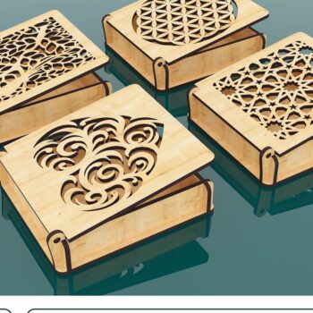 Intra απο ξύλο plywood  Χρώμα wenge 3mm-4mm πάχος - Διακοσμητικό Ξύλινο Κουτί Δώρου Κοπή Laser Δίασταση 110x100 cm INTRAFABR-114206993 - Image 1