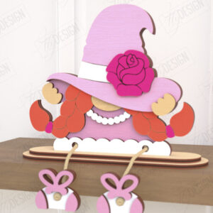 Intra απο ξύλο plywood  Χρώμα wenge 3mm-4mm πάχος - Διακοσμητικό Ξύλινο Gnome Κοπή Laser | CNC Δίασταση 20x20 cm INTRAFABR-114207182