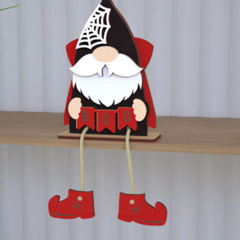 Intra απο ξύλο plywood  Χρώμα wenge 3mm-4mm πάχος - Διακοσμητικό Ξύλινο Gnome |Καθιστό Ειδώλιο Δίασταση 20x20 cm INTRAFABR-113536639 - Image 1