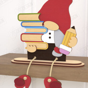 Intra απο ξύλο plywood  Χρώμα wenge 3mm-4mm πάχος - Διακοσμητικό Ξύλινο Gnome |Καθιστό Ειδώλιο Δίασταση 20x20 cm INTRAFABR-88065717 - Image 1