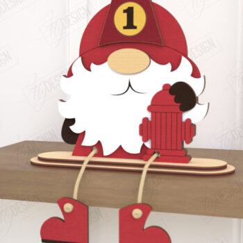 Intra απο ξύλο plywood  Χρώμα wenge 3mm-4mm πάχος - Διακοσμητικό Ξύλινο Gnome |Καθιστό Ειδώλιο Δίασταση 20x20 cm INTRAFABR-122668512 - Image 1