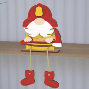 Intra απο ξύλο plywood  Χρώμα wenge 3mm-4mm πάχος - Διακοσμητικό Ξύλινο Gnome |Καθιστό Ειδώλιο Δίασταση 20x20 cm INTRAFABR-119964506