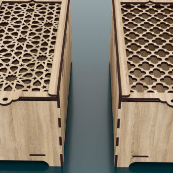 Intra απο ξύλο plywood  Χρώμα wenge 3mm-4mm πάχος - Διακοσμητικό Ξύλινο Κουτί με Δίασταση 250x120 cm INTRAFABR-94250591 - Image 2