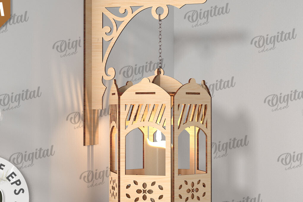 Intra απο ξύλο plywood  Χρώμα wenge 3mm-4mm πάχος - Διακοσμητικό Ξύλινο Επιτοίχιο Φωτιστικό Κοπής Laser Δίασταση 30x20 cm INTRAFABR-77861567