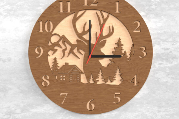 1758703708_Deer-Cabin-Nature-Wall-Clock-SVG-Graphics-118392828-1-1
