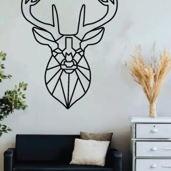 Intra απο ξύλο plywood Χρώμα wenge 3mm-4mm πάχος - κοπής λέιζερ κυνηγιού ελαφιού, τέχνη τοίχου Δίασταση 40x50 cm INTRAFABR-100749865 - Image 3