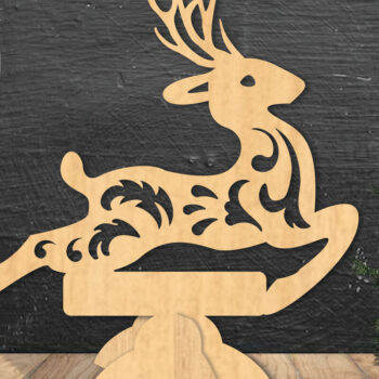 Intra απο ξύλο plywood Χρώμα wenge 3mm-4mm πάχος - Deer Decor Home 1 Δίασταση 20x20 cm INTRAFABR-96516897 - Image 1
