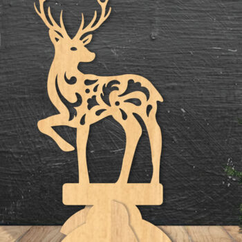 Intra απο ξύλο plywood Χρώμα wenge 3mm-4mm πάχος - Deer Decor Home 4 Δίασταση 20x20 cm INTRAFABR-94662615 - Image 1