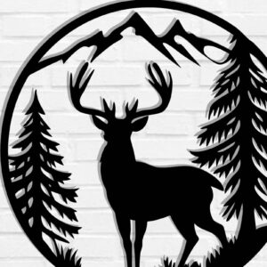 Intra απο ξύλο plywood  Χρώμα wenge 3mm-4mm πάχος - Deer Decor Wall , DXF Δίασταση 40x50 cm INTRAFABR-94665576