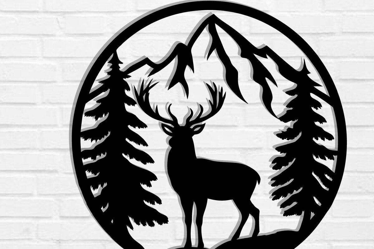 Intra απο ξύλο plywood  Χρώμα wenge 3mm-4mm πάχος - Deer Decor Wall , DXF Δίασταση 40x50 cm INTRAFABR-96517099