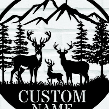 Intra απο ξύλο plywood  Χρώμα wenge 3mm-4mm πάχος - Ελάφια ά σημάδια Δίασταση 30x40 cm INTRAFABR-121992526 - Image 2