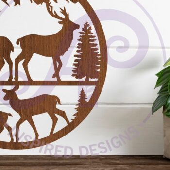 Intra απο ξύλο plywood Χρώμα wenge 3mm-4mm πάχος - κοπής με λέιζερ Wall Sign Δίασταση 30x20 cm INTRAFABR-88205216 - Image 1