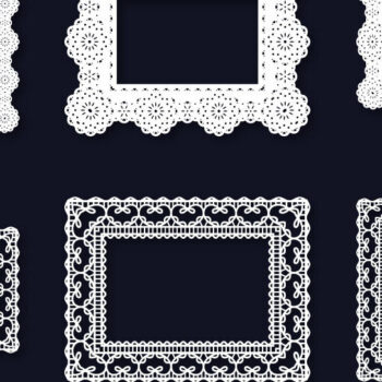 Intra απο ξύλο plywood Χρώμα wenge 3mm-4mm πάχος - Λεπτά σχέδια δαντέλας: Ορθογώνιο πλαίσιο Δίασταση 20x25 cm INTRAFABR-114060158 - Image 1