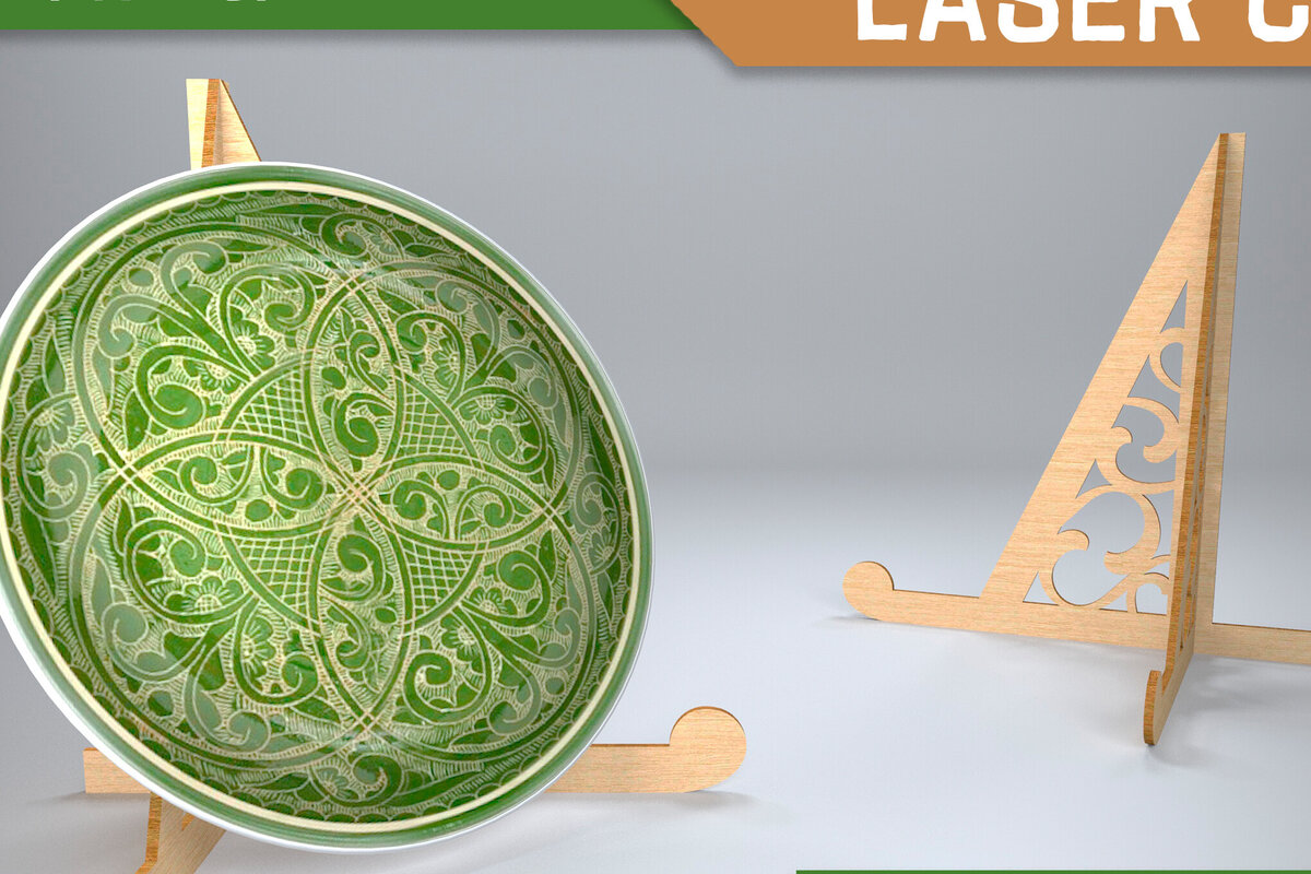 Intra απο ξύλο plywood  Χρώμα wenge 3mm-4mm πάχος - Σχεδιασμός . Easel Stands Δίασταση 30x20 cm INTRAFABR-120840333