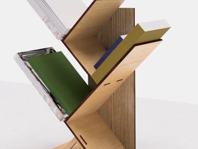 Intra απο ξύλο plywood  Χρώμα wenge 3mm-4mm πάχος - με λέιζερ σχέδια ραφιών γραφείου Δίασταση 4x4 cm INTRAFABR-120490567