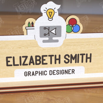 Intra απο ξύλο plywood  Χρώμα wenge 3mm-4mm πάχος - Επιτραπέζιο πινακίδα κοπής με λέιζερ | Πινακίδα ονόματος Δίασταση 30x20 cm INTRAFABR-98279832 - Image 1