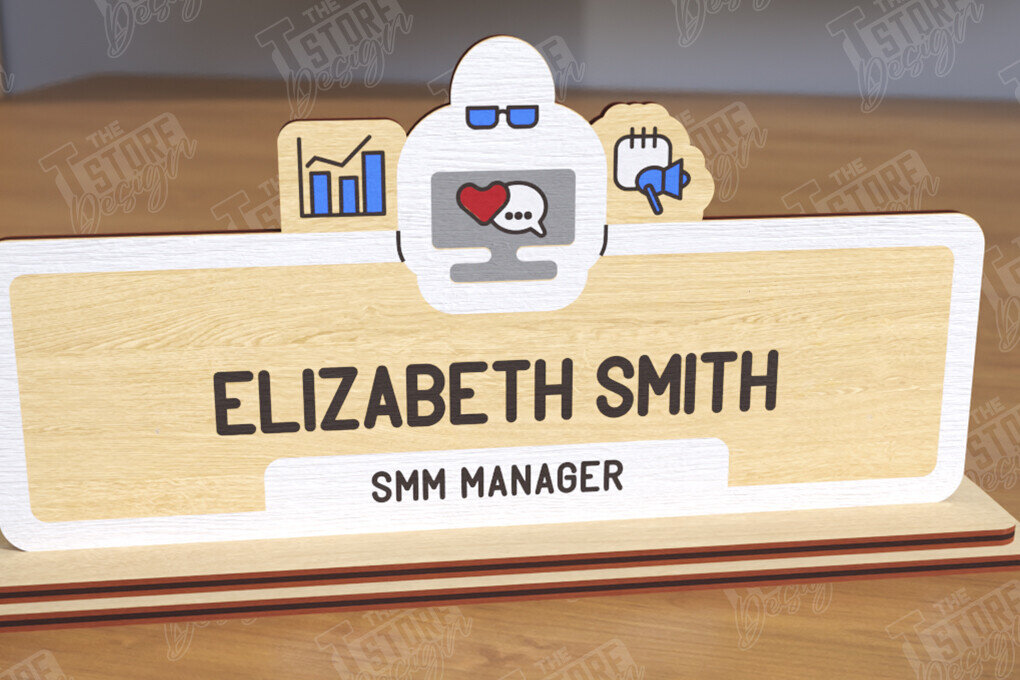 Intra απο ξύλο plywood  Χρώμα wenge 3mm-4mm πάχος - Επιτραπέζιο πινακίδα κοπής με λέιζερ | Πινακίδα ονόματος Δίασταση 30x20 cm INTRAFABR-98521494