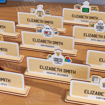 Intra απο ξύλο plywood  Χρώμα wenge 3mm-4mm πάχος - Πινακίδες γραφείου Πακέτο κοπής με λέιζερ | CNC Δίασταση 30x20 cm INTRAFABR-123772051 - Image 1