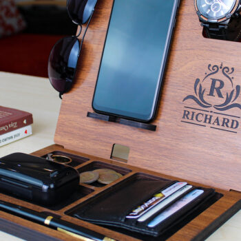 Intra απο ξύλο plywood  Χρώμα wenge 3mm-4mm πάχος - Desk Organizer Αρχεία Δίασταση 220x170 cm INTRAFABR-97783173 - Image 3