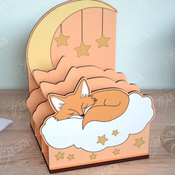 Intra απο ξύλο plywood Χρώμα wenge 3mm-4mm πάχος - Οργανωτής γραφείου | Αλεπού | CNC Δίασταση 30x20 cm INTRAFABR-98973415 - Image 1