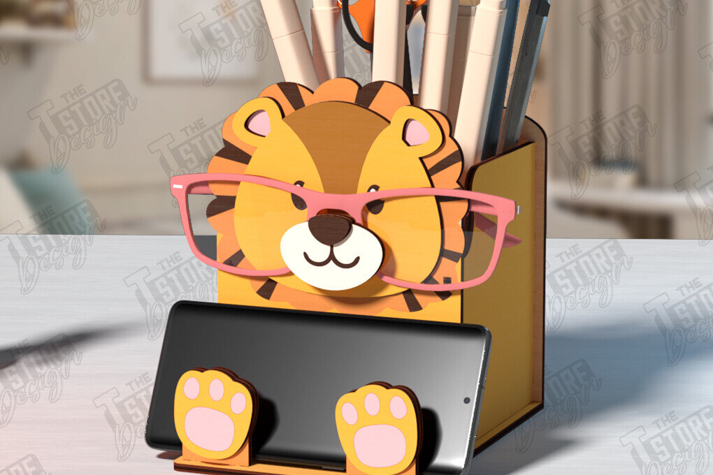 Intra απο ξύλο plywood  Χρώμα wenge 3mm-4mm πάχος - Desk Organizer | Θήκη γραφείου Δίασταση 30x20 cm INTRAFABR-98973559